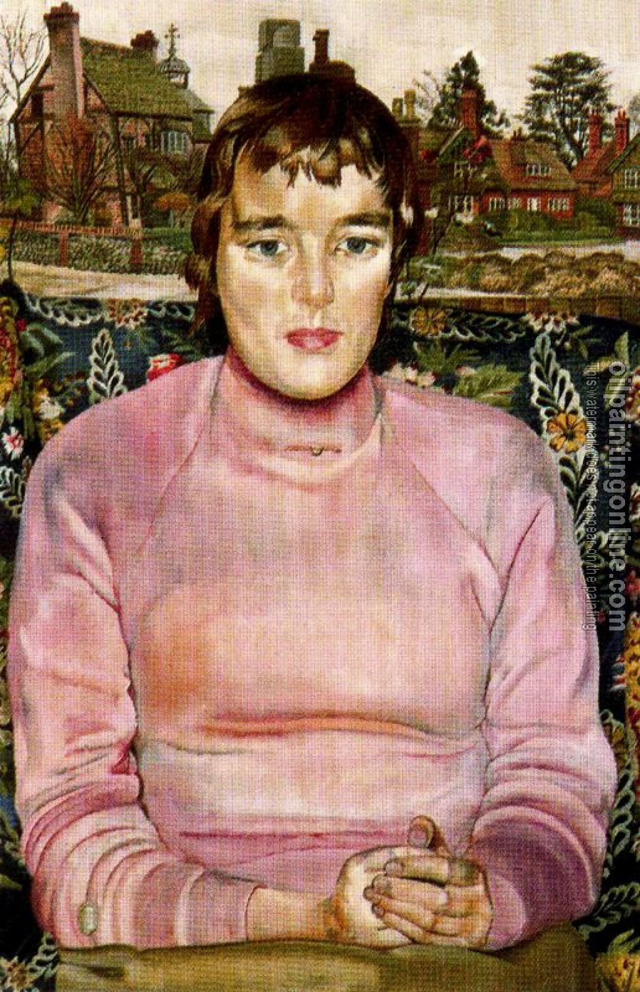 Stanley Spencer - Portrait Of Miss Ashwanden